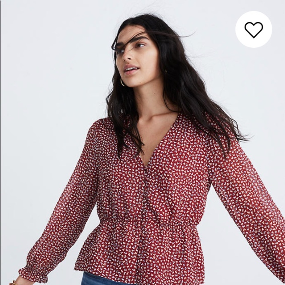 Madewell Overture Top in Ditsy Flowers